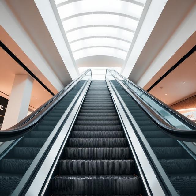 Escada rolante — Centro comercial